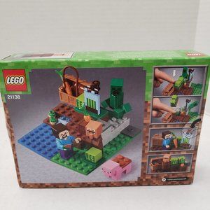 Lego Toys New Lego Minecraft 2138 The Melon Farm Mojang Steve Pig Creeper Villager Poshmark